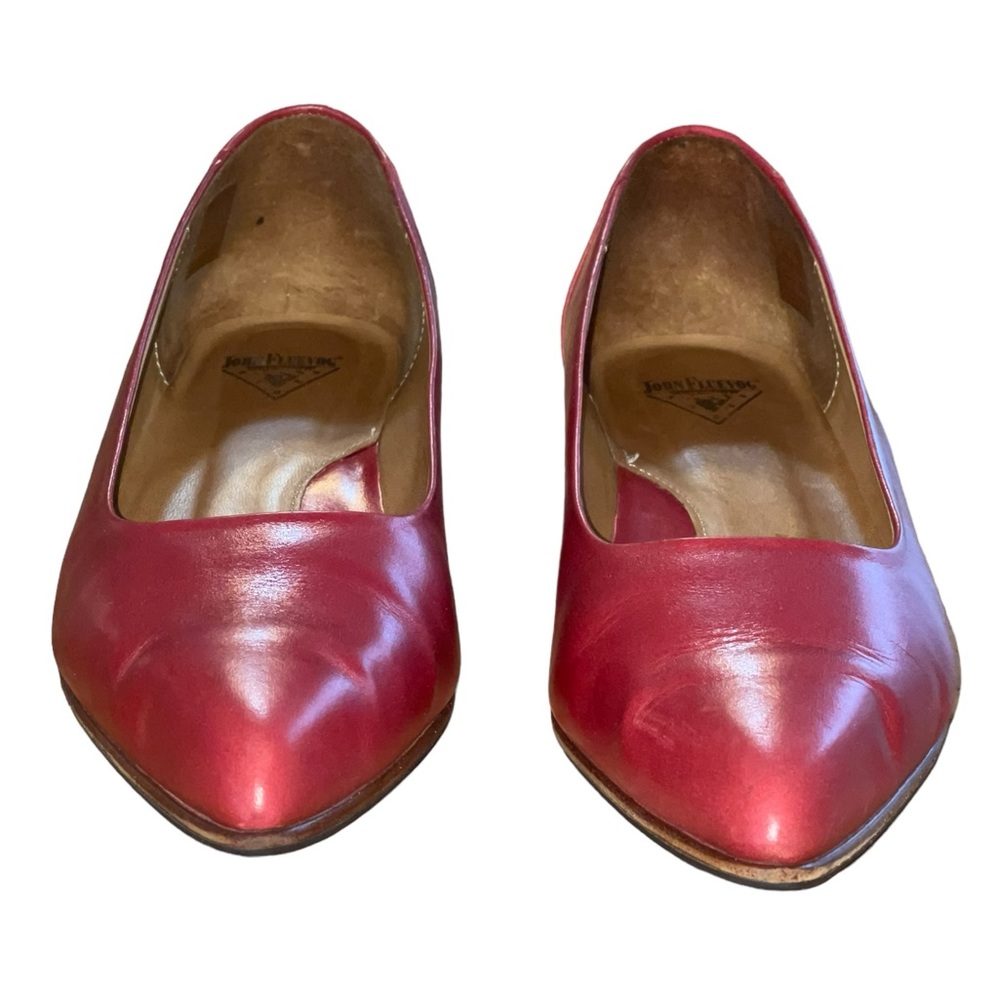 John Fluevog Presence Impulse Red flats. Size  7 *Discontinued styles GUC - Picture 2 of 12